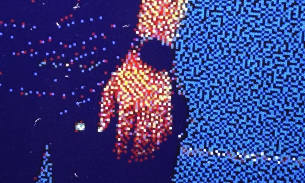 Ink pixels in E-ink Art Frame